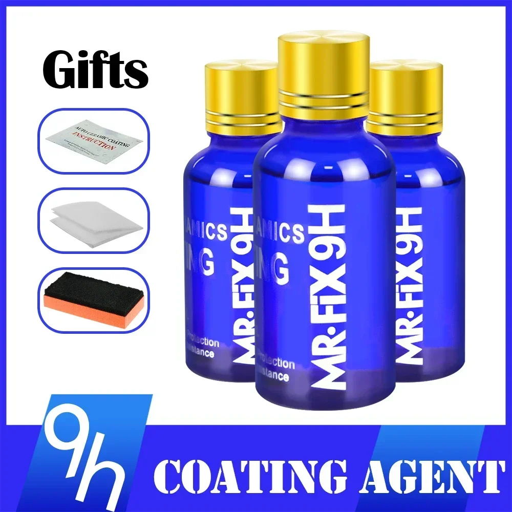 Nano Liquid Coating - 3 قطع طلاء سيراميك سائل للسيارات
