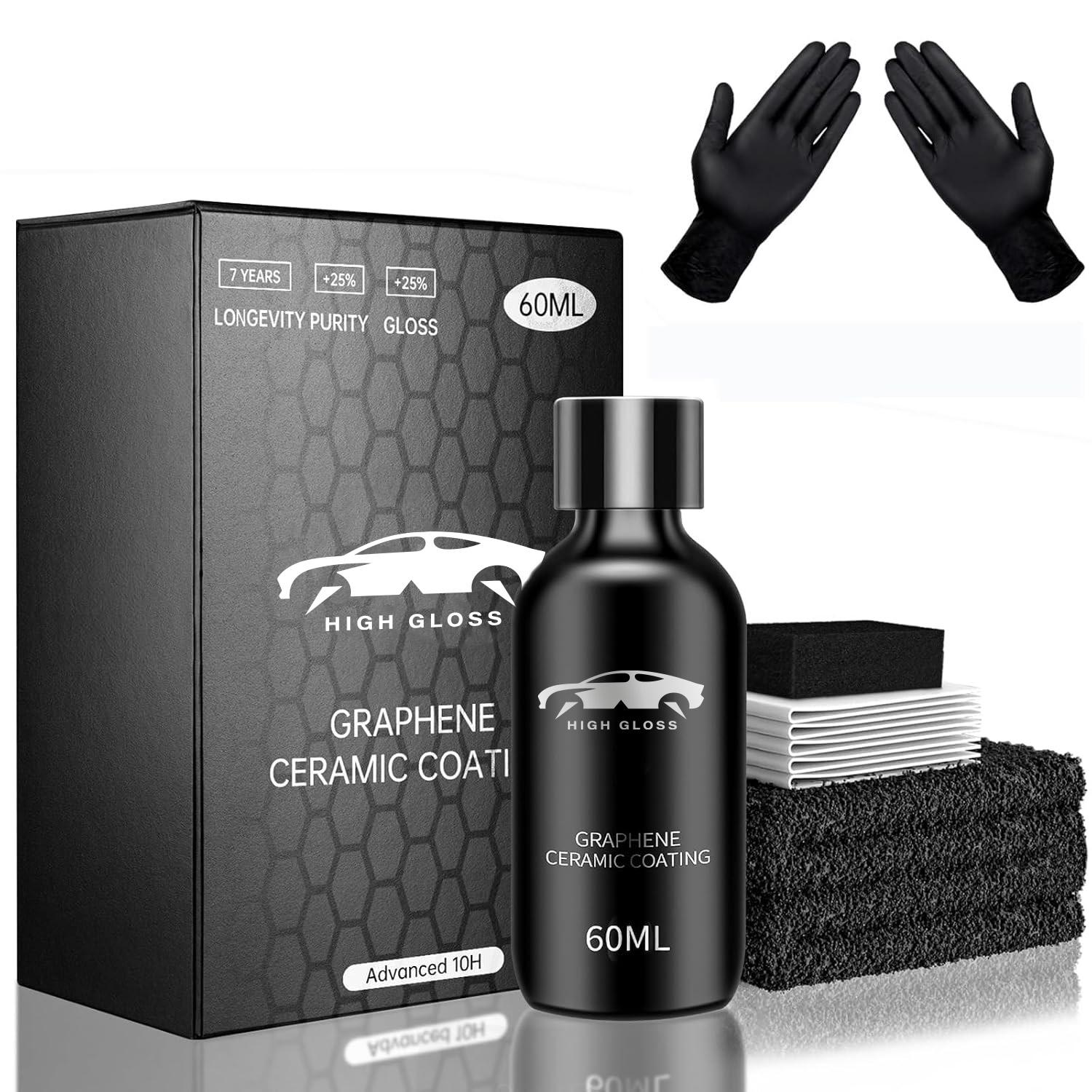 Nano Liquid Coating - طلاء سيراميك الجرافين 10H للسيارات، طلاء