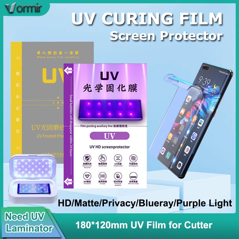 Screen Protector Cutter - VORMIR UV الزجاج حامي شاشة الهاتف