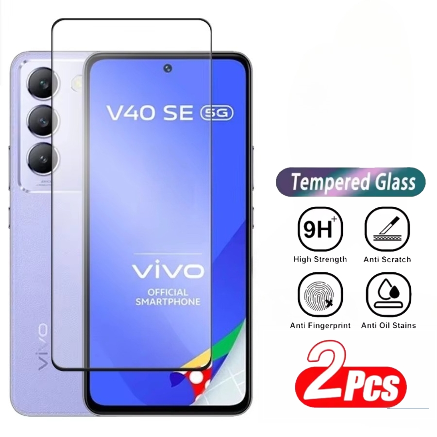 Vivo V40 - قطعتان من الزجاج المقوى لهاتف فيفو