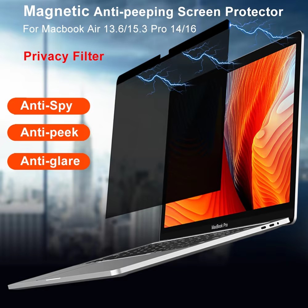 Matte Anti Glare Screen - واقي شاشة الخصوصية المغناطيسي لماك بوك