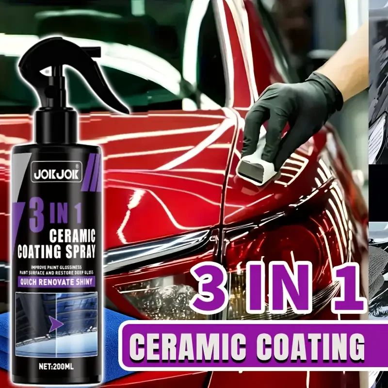 Nano Liquid Coating - رذاذ طلاء سيراميك للسيارات 3 في