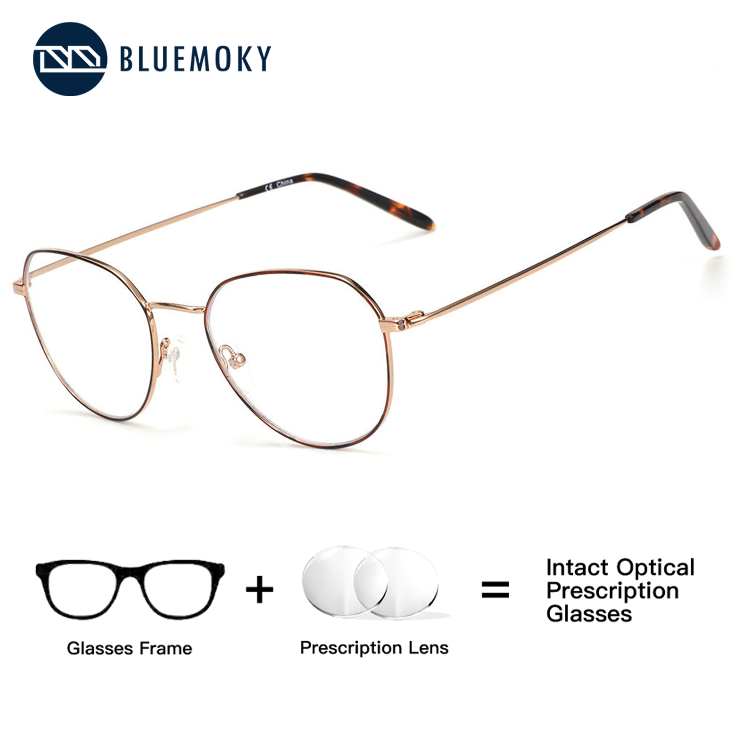 نظارات طبية دائرية معدنية مخصص - مراجعة Anti Blue Light Film وسعره