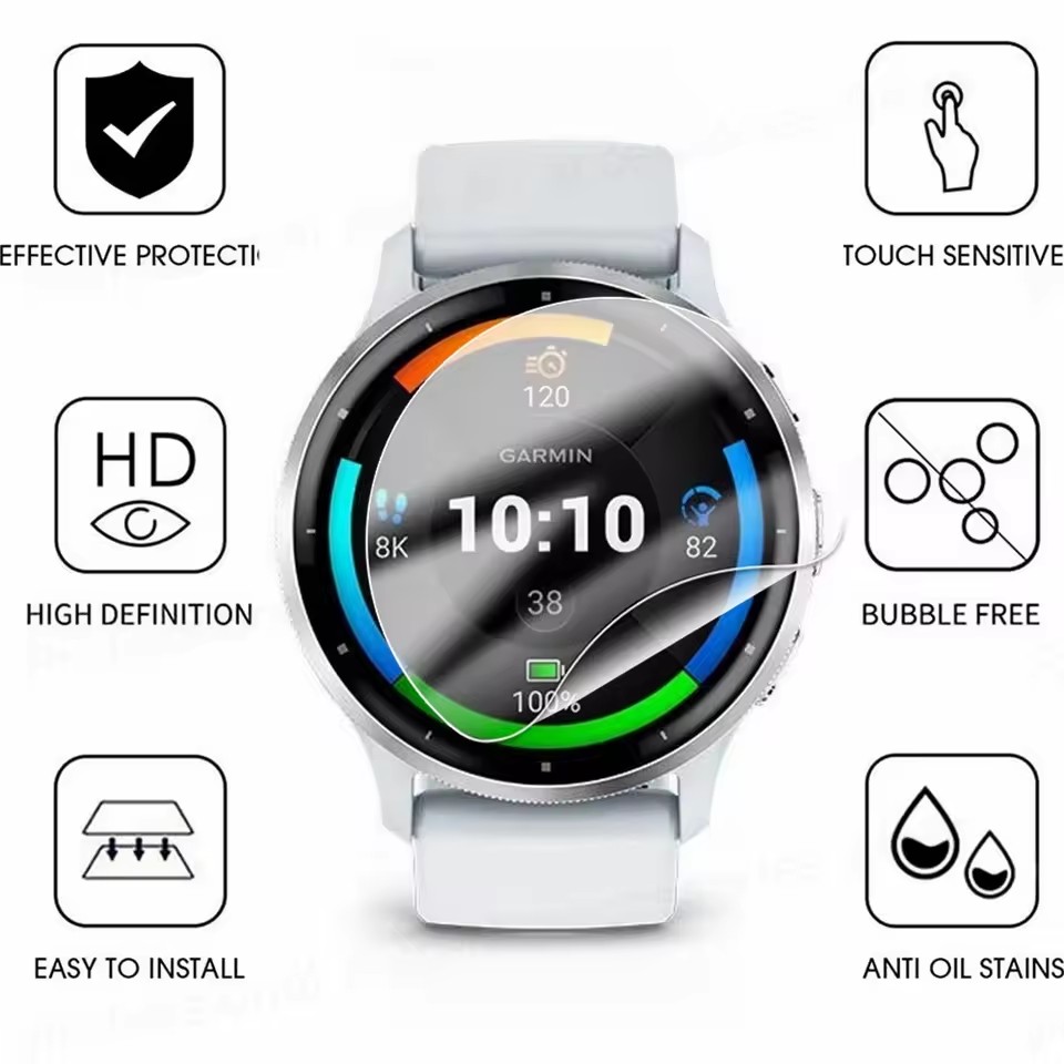 1-5 قطع من طبقة حماية الشاشة ا - مراجعة Hydrogel Screen Protector وسعره