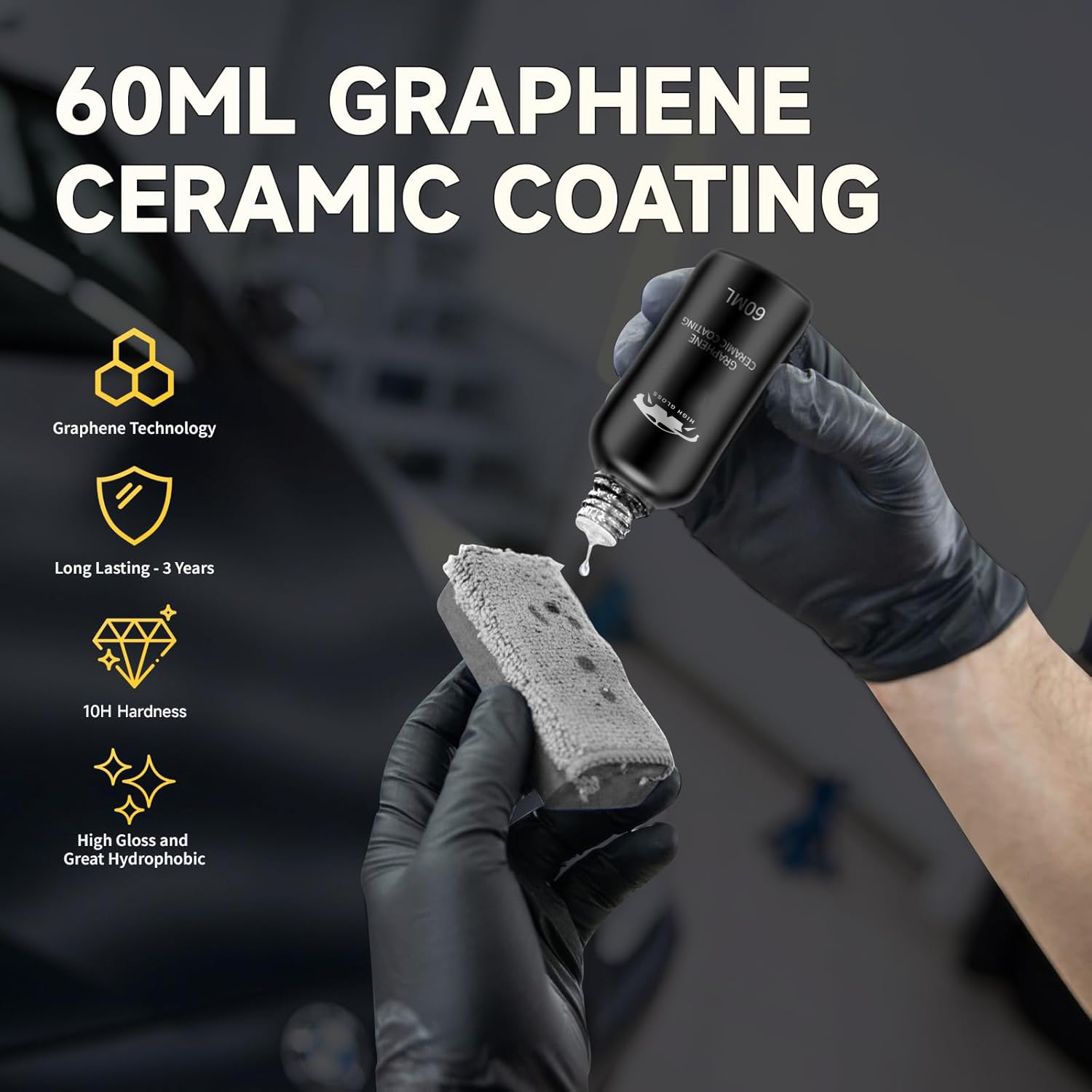 طلاء سيراميك الجرافين 10H للسي - مراجعة Nano Liquid Coating وسعره