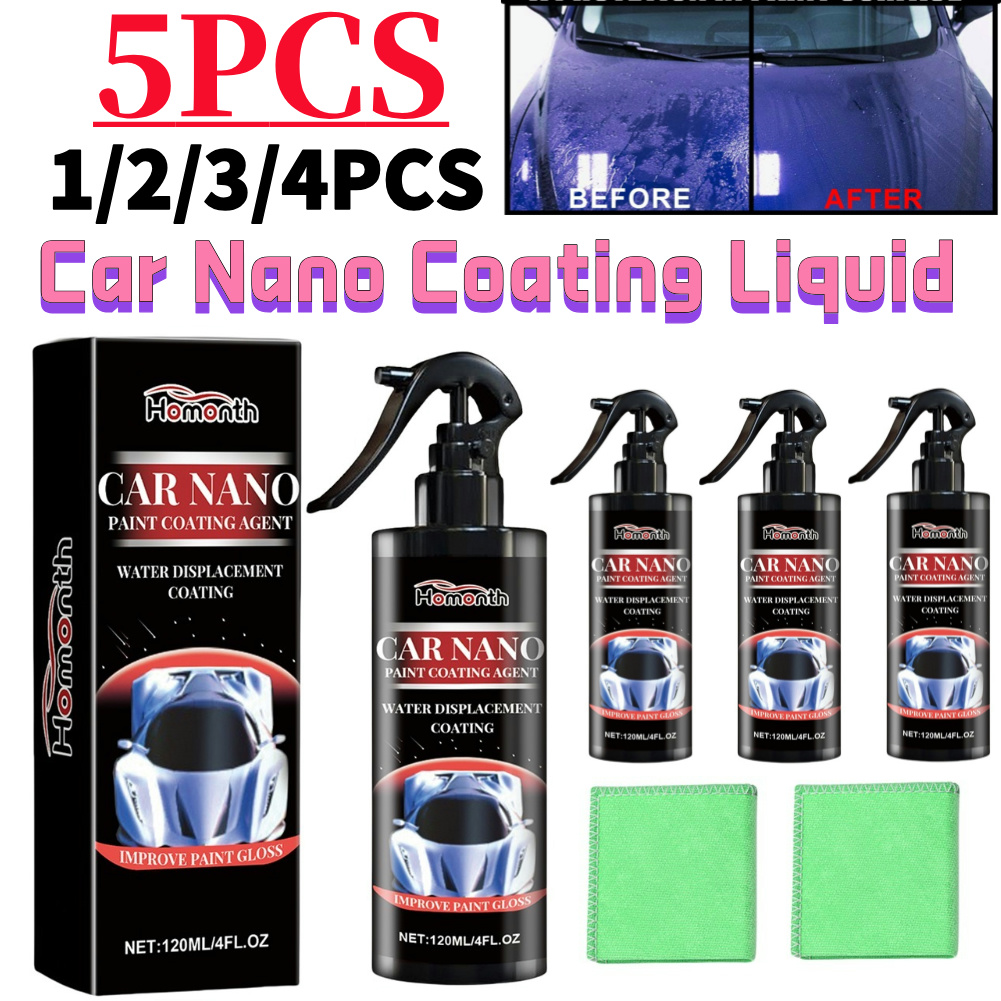 1-5 قطع سائل طلاء نانو للسيارا - مراجعة Nano Liquid Coating وسعره