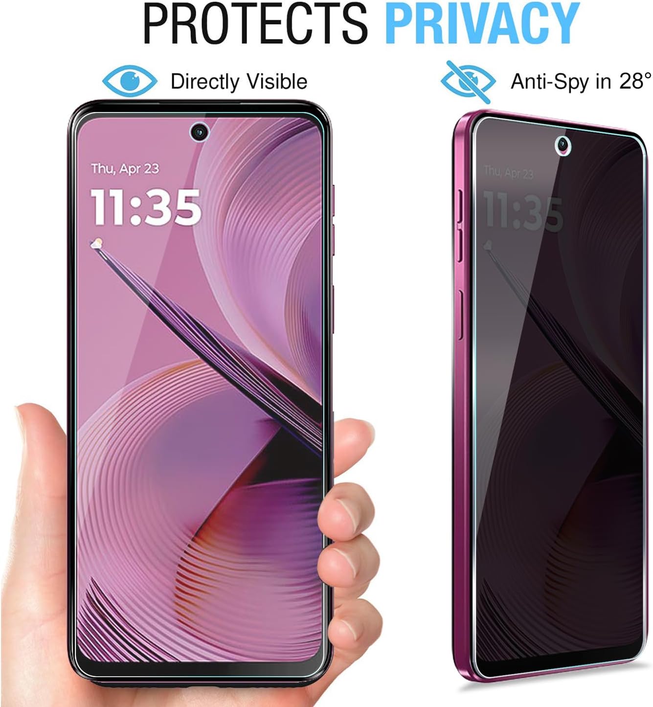 [عبوة من قطعتين] واقي شاشة زجا - مراجعة Privacy Filter 2Pack وسعره