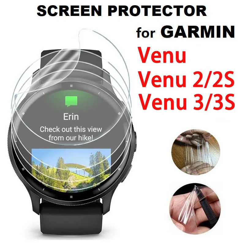 هيدروجيل فيلم للغارمين Venu 3  - مراجعة Hydrogel Screen Protector وسعره