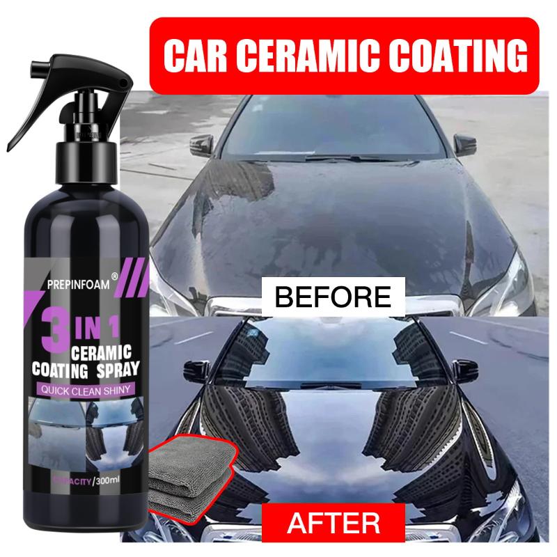 رذاذ طلاء سيراميك للسيارات 3 ف - مراجعة Nano Liquid Coating وسعره