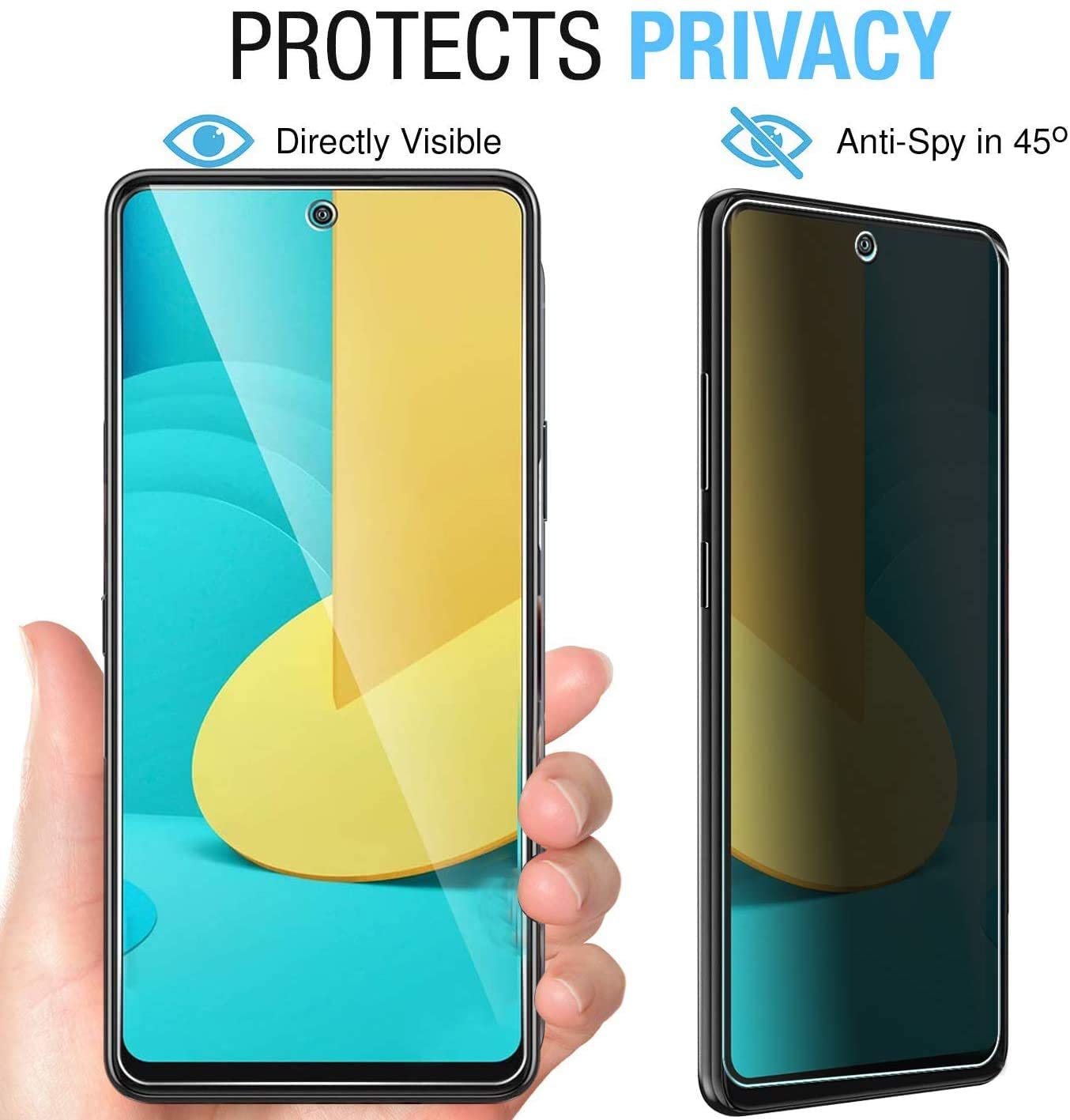 2 حزمة من واقي الشاشة الزجاجي  - مراجعة Privacy Filter 2Pack وسعره