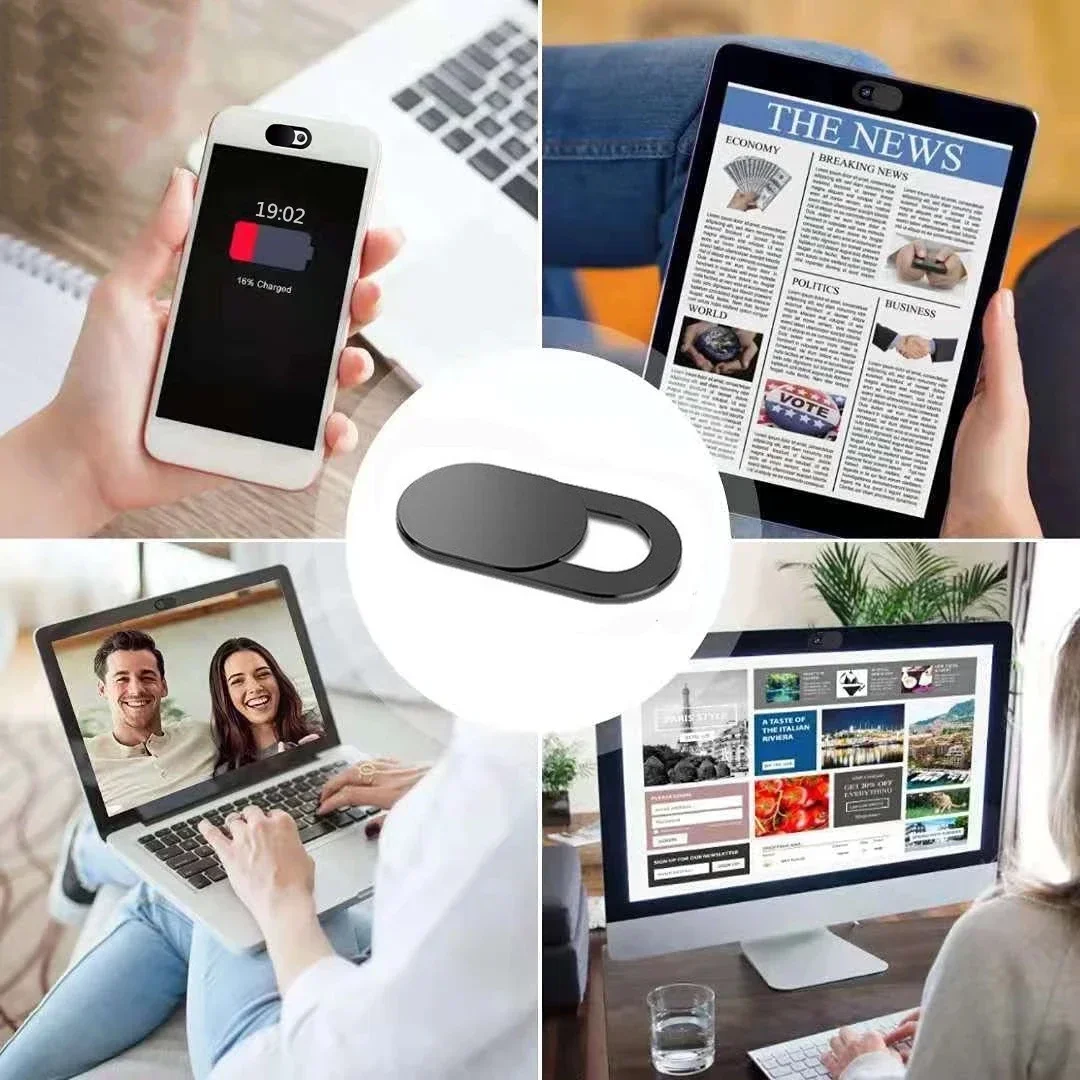 غطاء كاميرا ويب منزلق للكمبيوت - مراجعة Camera Lens Protector وسعره