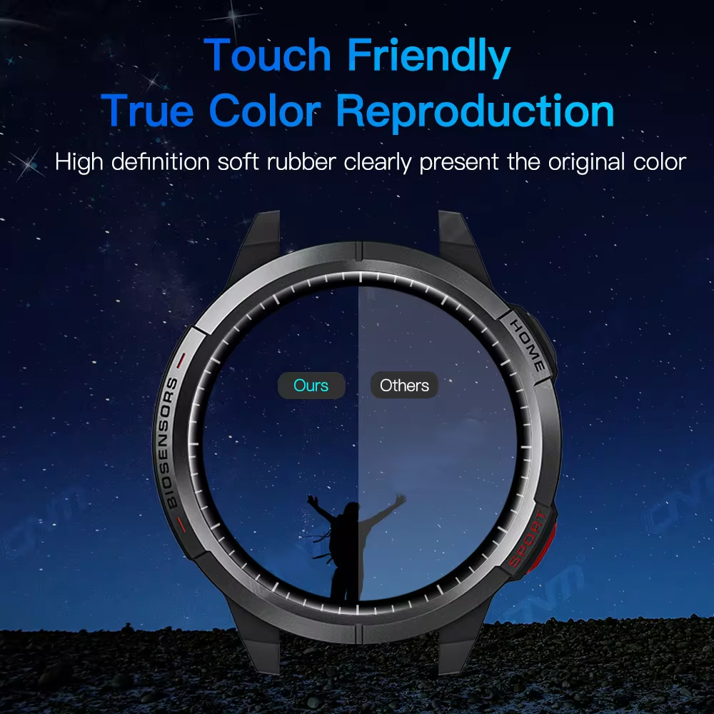 واقي شاشة لساعة Mibro GS ، أفل - مراجعة Curved Edge Screen وسعره