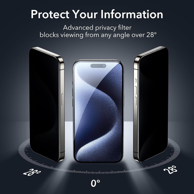 واقي شاشة من الزجاج المقسى مضا - مراجعة Privacy Filter 2Pack وسعره