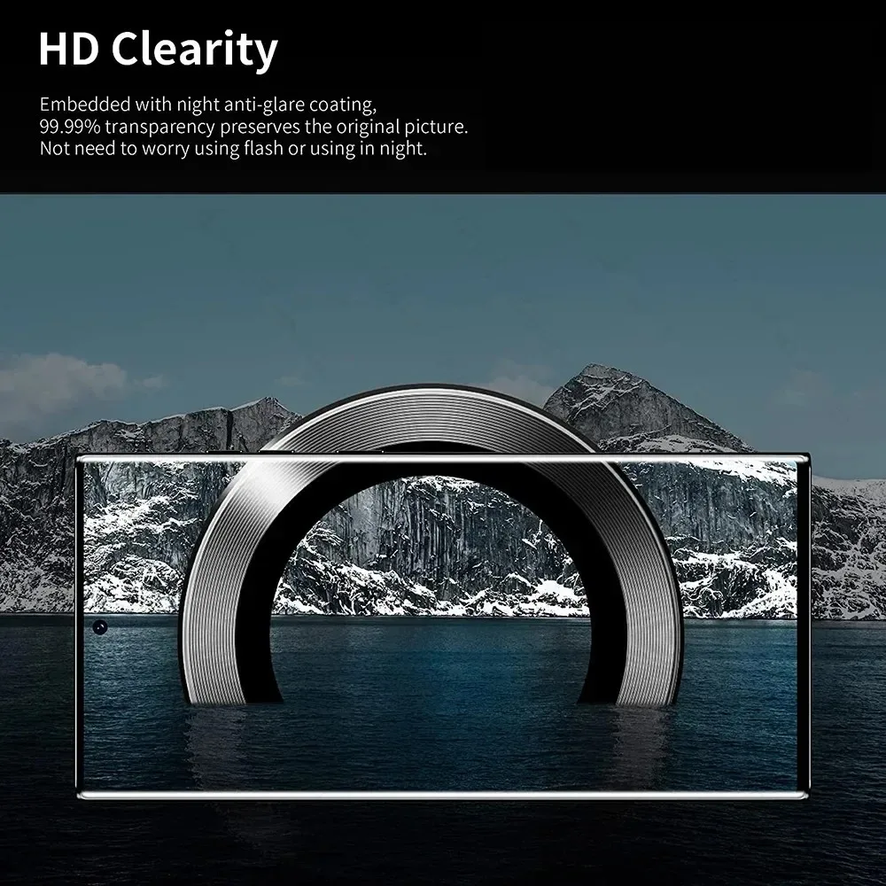 واقي عدسة الكاميرا المعدني لها - مراجعة Tempered Glass Screen 9H وسعره