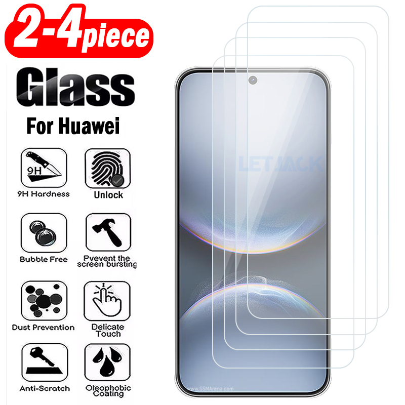 2-4 قطعة زجاج واقي لهاتف هواوي - مراجعة Huawei Nova 12 وسعره