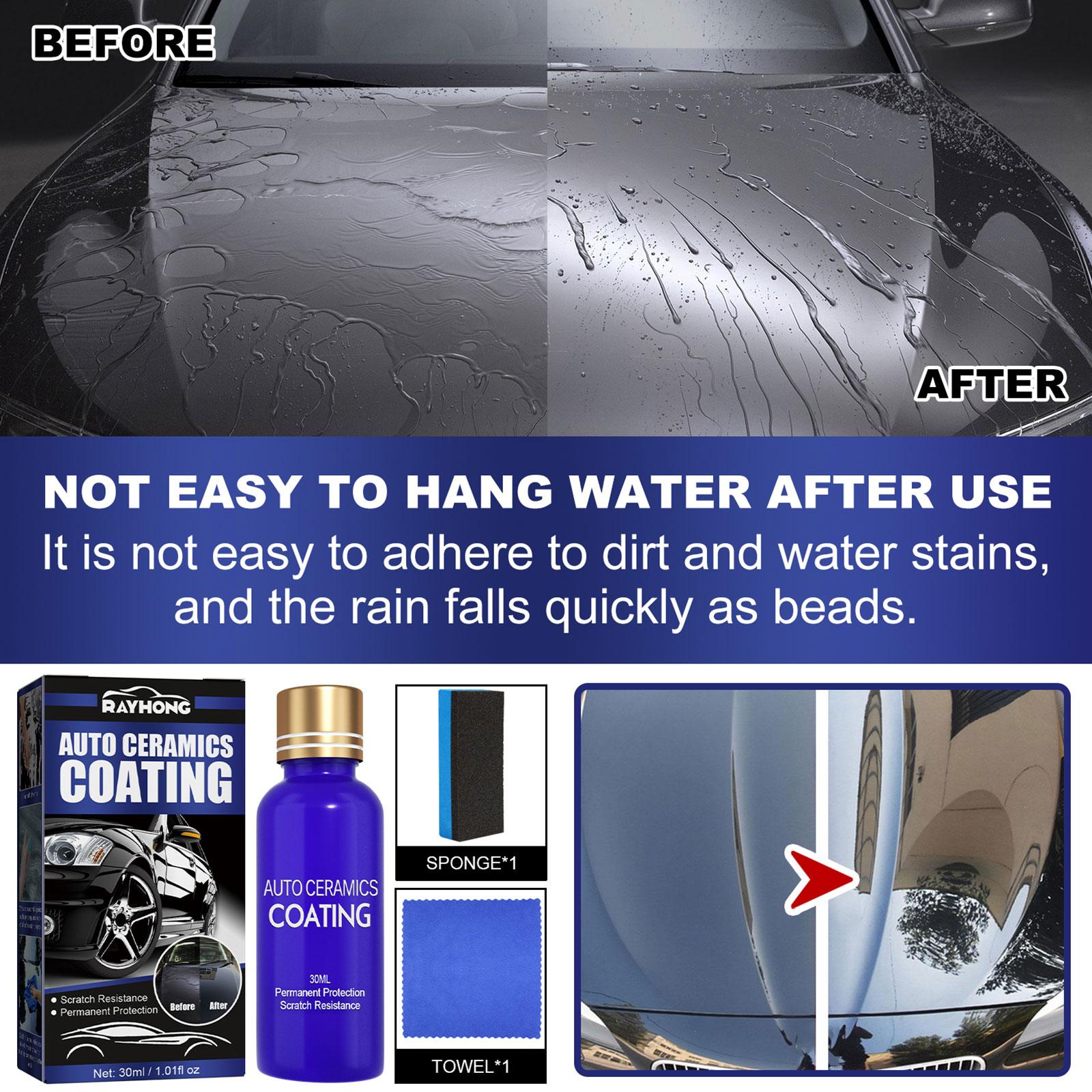30 مللي 9H سيارة معطف السيرامي - مراجعة Nano Liquid Coating وسعره