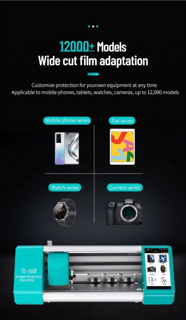 آلة قطع واقيات شاشة الهواتف ال - مراجعة Hydrogel Screen Protector وسعره