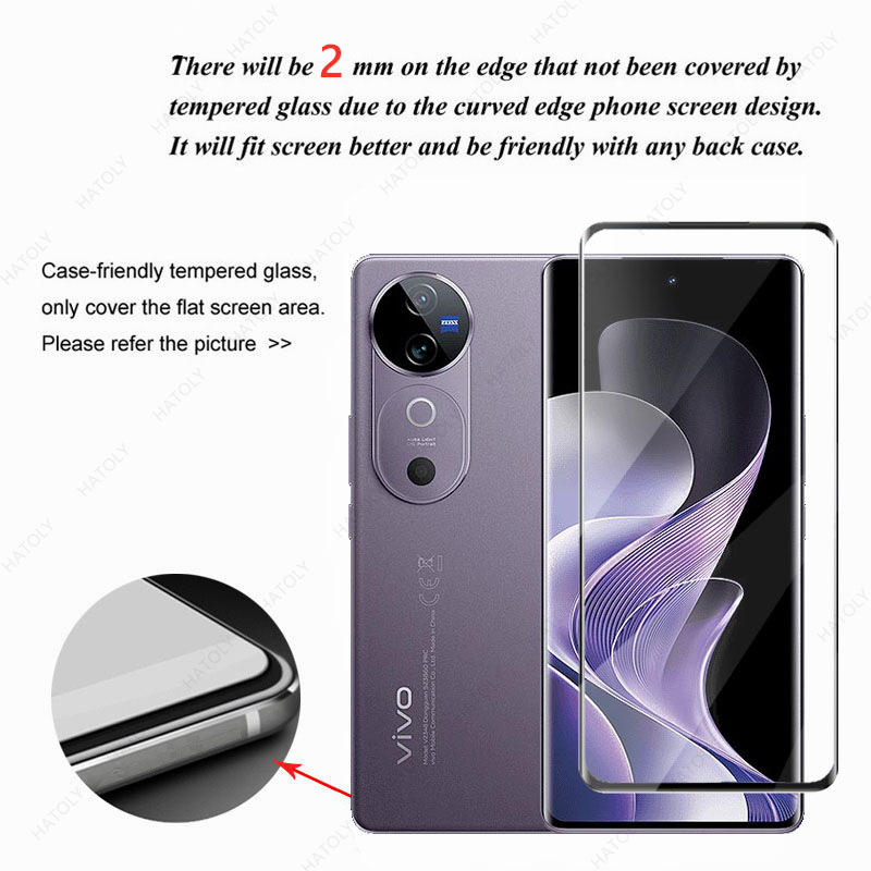 فيلم واقي شاشة من الزجاج المقس - مراجعة Vivo V40 وسعره