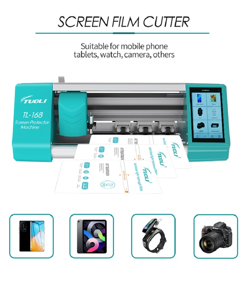 TuoLi حامي شاشة الهاتف المحمول - مراجعة Screen Protector Cutter وسعره