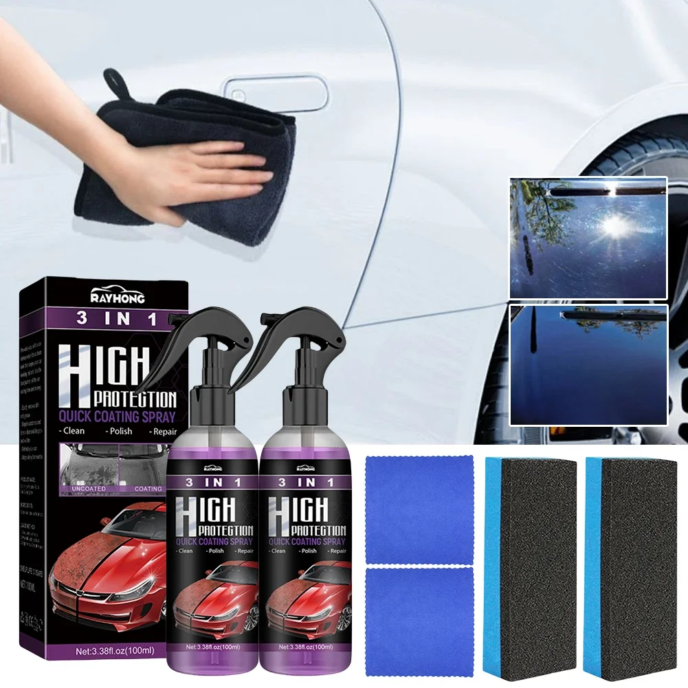 3 في 1 سيارة السيراميك نانو طل - مراجعة Nano Liquid Coating وسعره