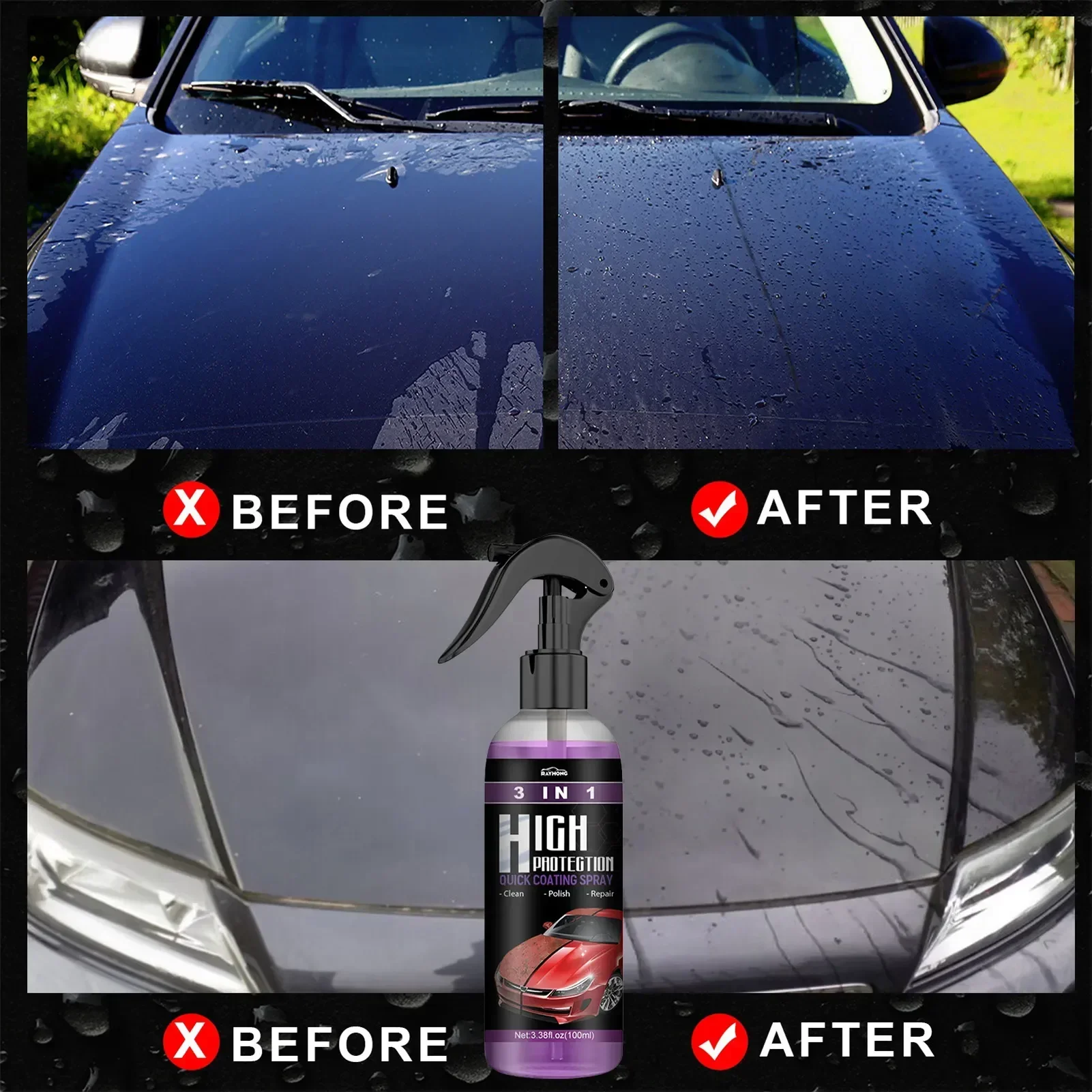 3 في 1 سيارة السيراميك نانو طل - مراجعة Nano Liquid Coating وسعره