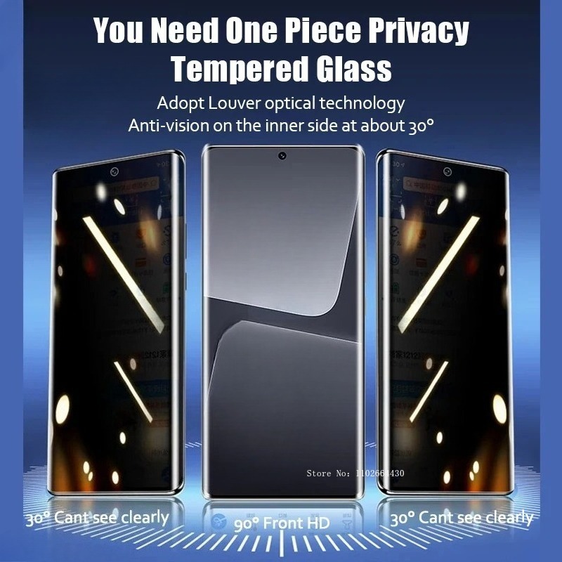 2 قطعة الخصوصية مكافحة التجسس  - مراجعة Curved Edge Screen وسعره