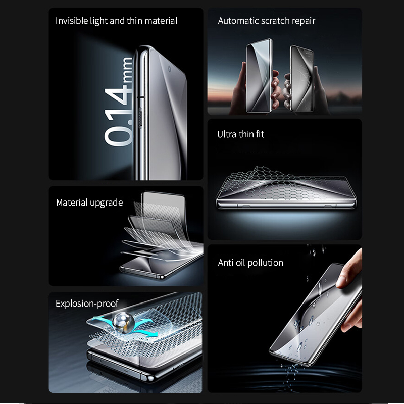 2-4 قطع من طبقة هيدروجيل منحني - مراجعة Realme Gt 6 وسعره