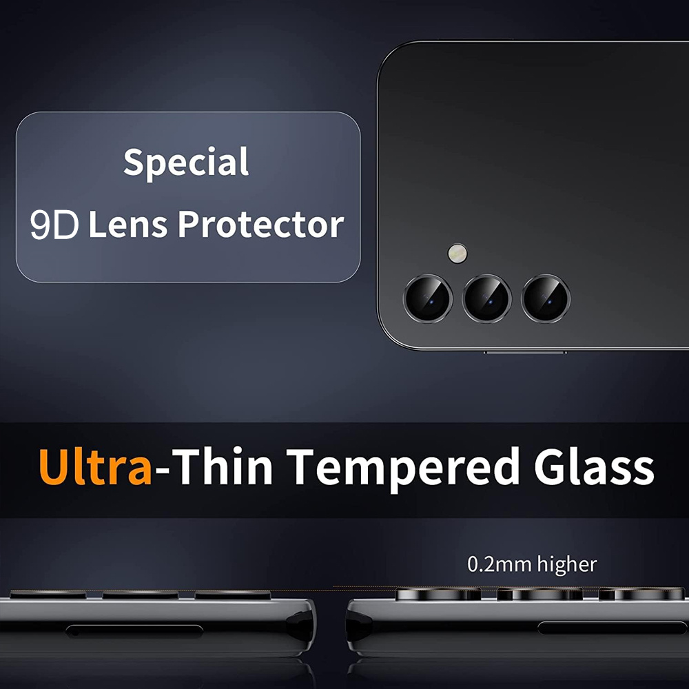 واقي عدسة الكاميرا لهاتف سامسو - مراجعة Tempered Glass Screen 9H وسعره